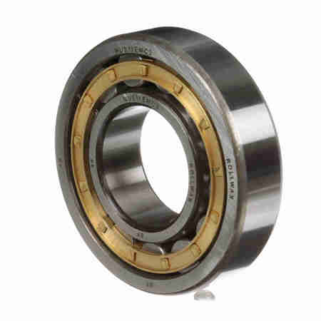 ROLLWAY BEARING Cylindrical Bearing – Caged Roller - Straight Bore - Unsealed NU 311 EM C3